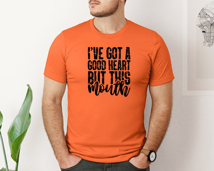 brand:Bella Canvas|color:Orange|Sarcastic Quotes Funny Graphic T-Shirt
