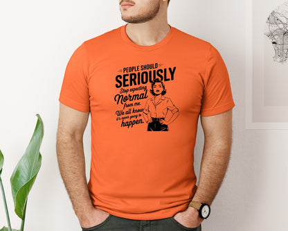 brand:Bella Canvas|color:Orange|Vintage Funny Trendy Woman Shirt Design Graphic T-Shirt