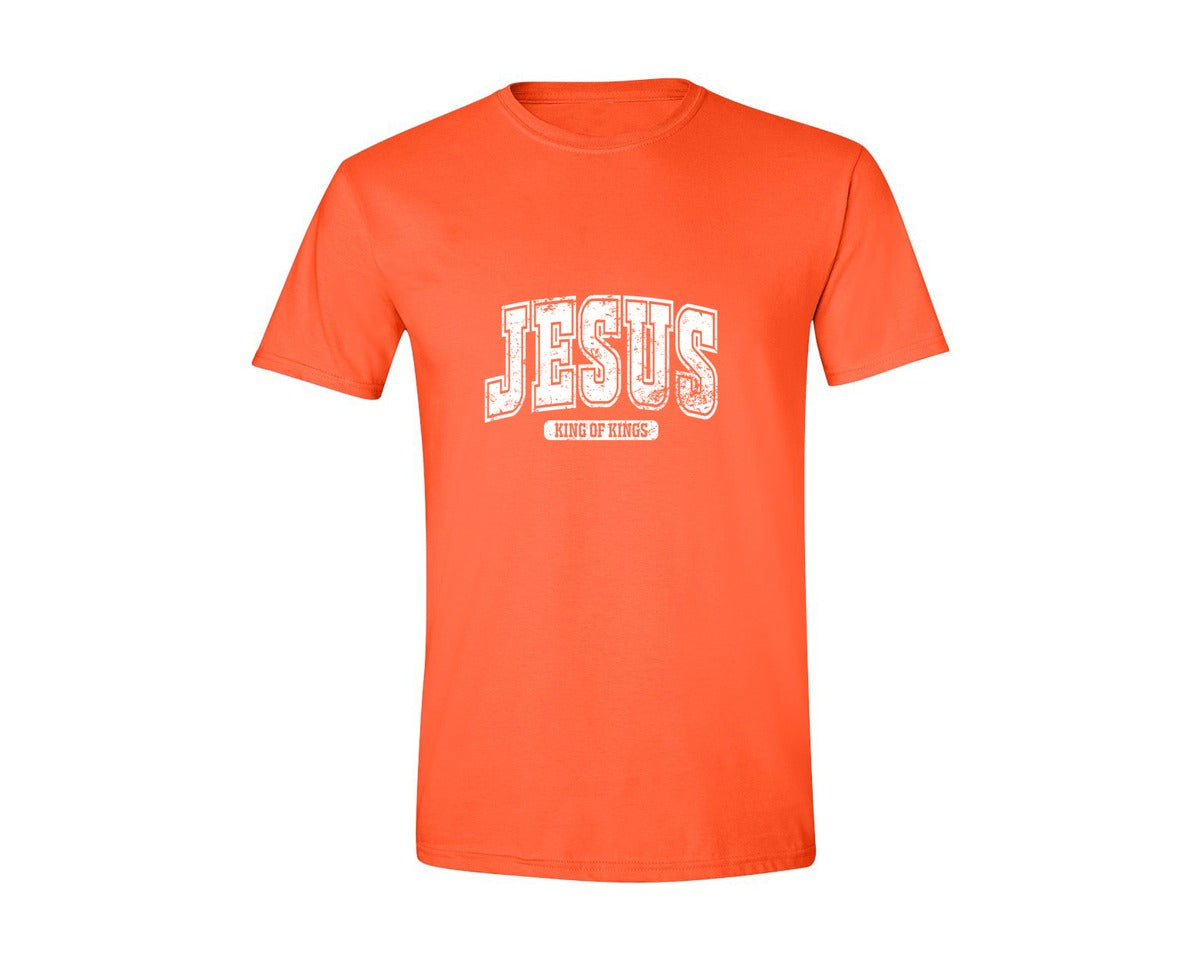 brand:Generic|color:Orange|Jesus King Of Kings Christian S Graphic T-Shirt