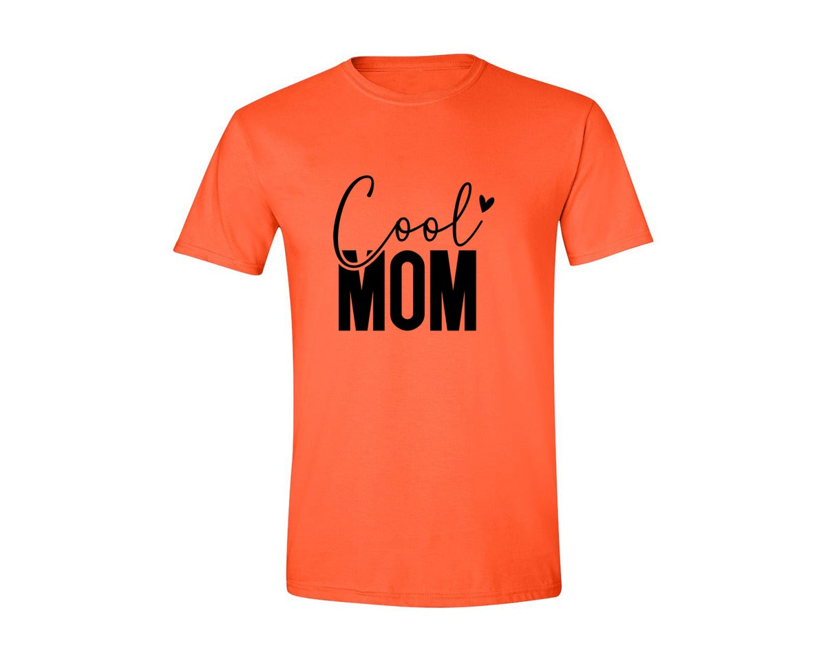 brand:Generic|color:Orange|Cool Mom Funny Mom Mama Graphic T-Shirt