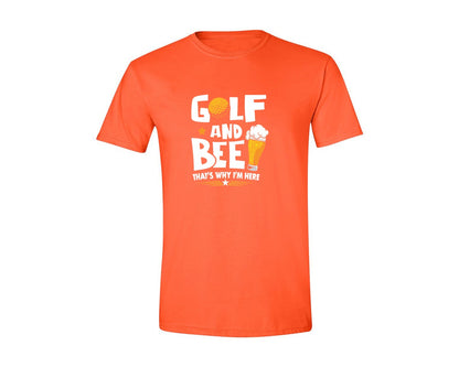 brand:Generic|color:Orange|Funny Golf Beer Lover T Shirt Desin Graphic T-Shirt