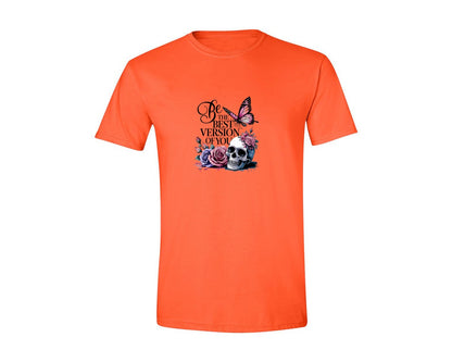 brand:Generic|color:Orange|Be The Best Version Of You Self Love 2 Graphic T-Shirt
