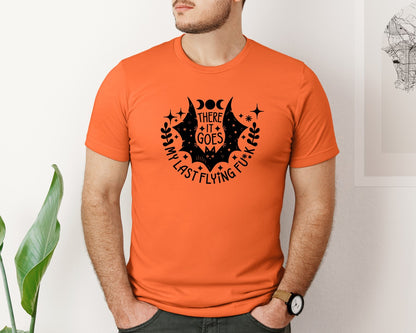 brand:Bella Canvas|color:Orange|There It Goes My Last Flying Fck 2 Graphic T-Shirt