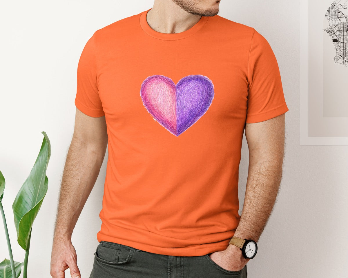 brand:Bella Canvas|color:Orange|Fear Not For I Am With You Pngcross Graphic T-Shirt
