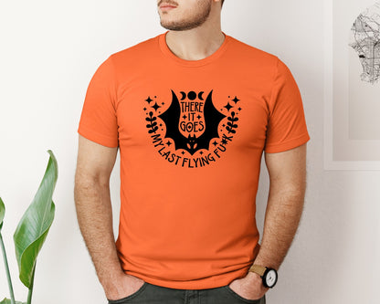 brand:Bella Canvas|color:Orange|There It Goes My Last Flying Fck 3 Graphic T-Shirt