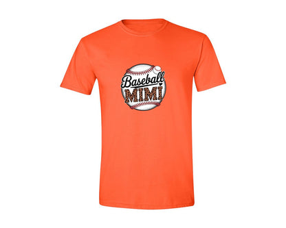 brand:Generic|color:Orange|Leopard Baseball Mimi Shirt Graphic T-Shirt