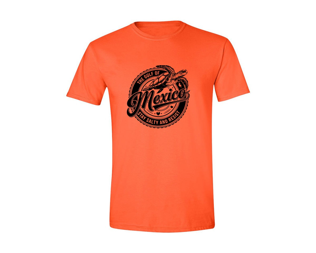brand:Generic|color:Orange|Gulf Of Mexico Turtle Beach Graphic T-Shirt