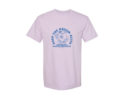 brand:Comfort Colors|color:Orchid|Retro Cherry Cartoon Character Print Graphic T-Shirt