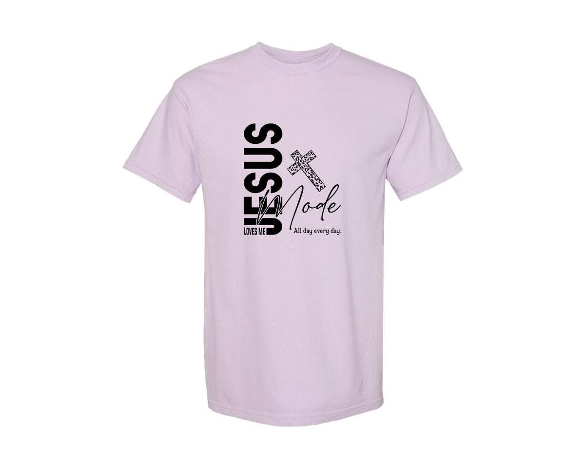 brand:Comfort Colors|color:Orchid|Jesus Loves Me Love Like Jesus Graphic T-Shirt