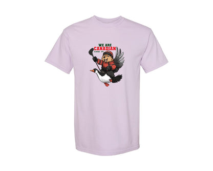 brand:Comfort Colors|color:Orchid|We Are Canada Elbows Up Graphic T-Shirt