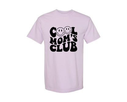 brand:Comfort Colors|color:Orchid|Cool Moms Club Wavy 2 Graphic T-Shirt