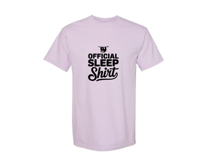 brand:Comfort Colors|color:Orchid|Official Sleep Shirt T Shirt Graphic T-Shirt