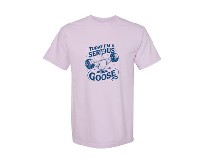 brand:Comfort Colors|color:Orchid|Today Im A Serious Goose Bird T Shirt 2 Graphic T-Shirt