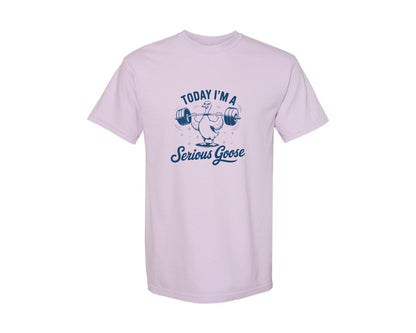 brand:Comfort Colors|color:Orchid|Today Im A Serious Goose Bird T Shirt S Graphic T-Shirt