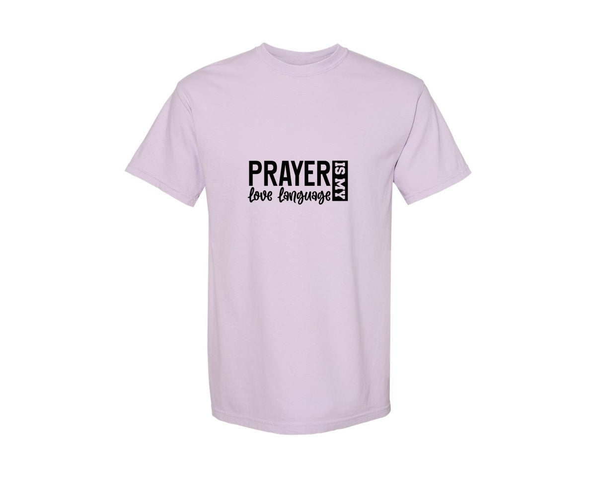 brand:Comfort Colors|color:Orchid|Pray With Me Christian Front Back Graphic T-Shirt