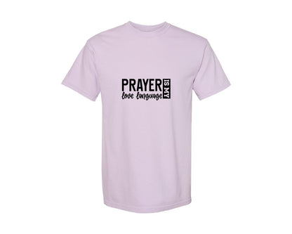 brand:Comfort Colors|color:Orchid|Pray With Me Christian Front Back Graphic T-Shirt