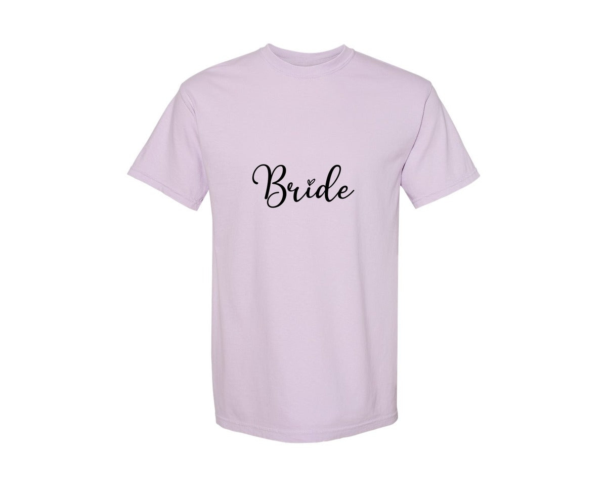 brand:Comfort Colors|color:Orchid|Bride Wedding 2 Graphic T-Shirt