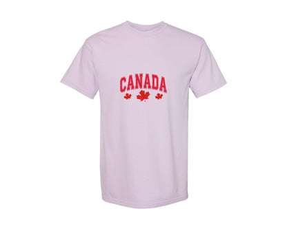 brand:Comfort Colors|color:Orchid|Canada Maple Leaf Canada Graphic T-Shirt