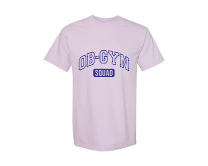 brand:Comfort Colors|color:Orchid|Ob Gyn Onc Squad At Your Cervix Graphic T-Shirt