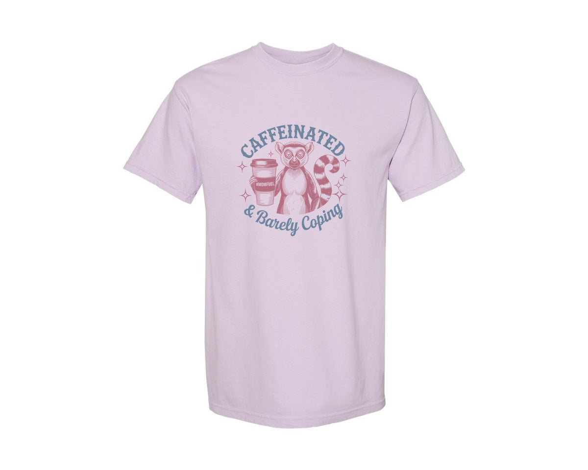brand:Comfort Colors|color:Orchid|Mom Quote Retro Animals Vintage 8 Graphic T-Shirt
