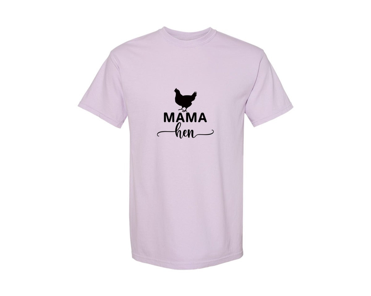 brand:Comfort Colors|color:Orchid|Mama Hen 82 Graphic T-Shirt