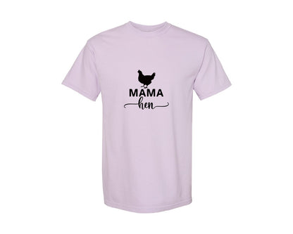 brand:Comfort Colors|color:Orchid|Mama Hen 82 Graphic T-Shirt