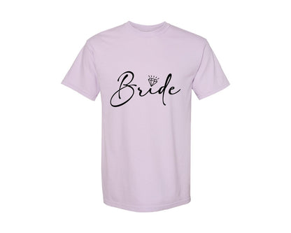 brand:Comfort Colors|color:Orchid|Bride Wedding Bridal Party 2 Graphic T-Shirt
