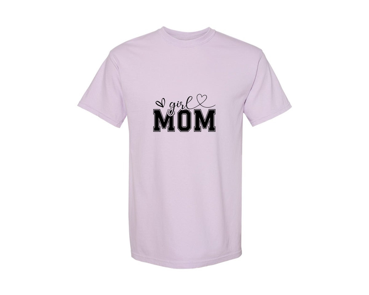 brand:Comfort Colors|color:Orchid|Girl Mom Mothers Day Mama Graphic T-Shirt