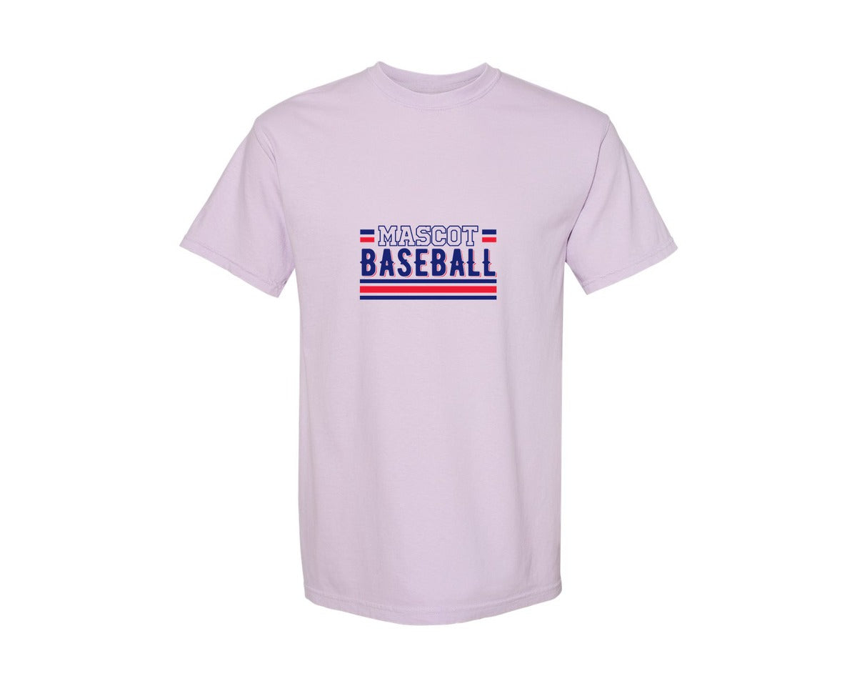 brand:Comfort Colors|color:Orchid|Baseball Team Baseball Mom 2 Graphic T-Shirt