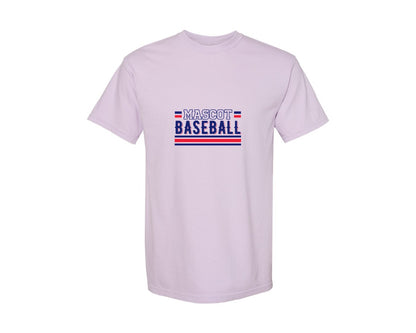 brand:Comfort Colors|color:Orchid|Baseball Team Baseball Mom 2 Graphic T-Shirt