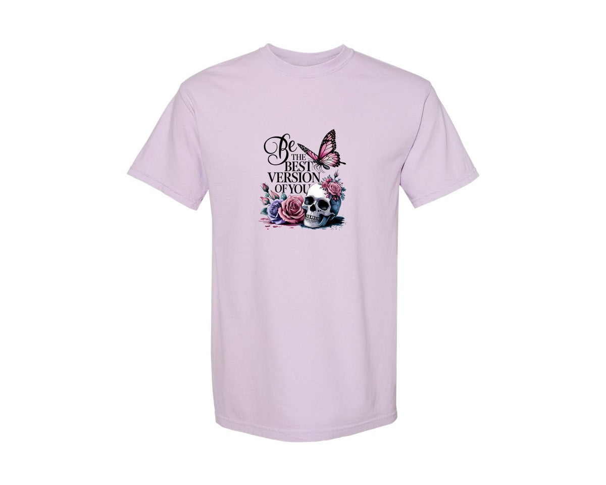 brand:Comfort Colors|color:Orchid|Be The Best Version Of You Self Love 2 Graphic T-Shirt