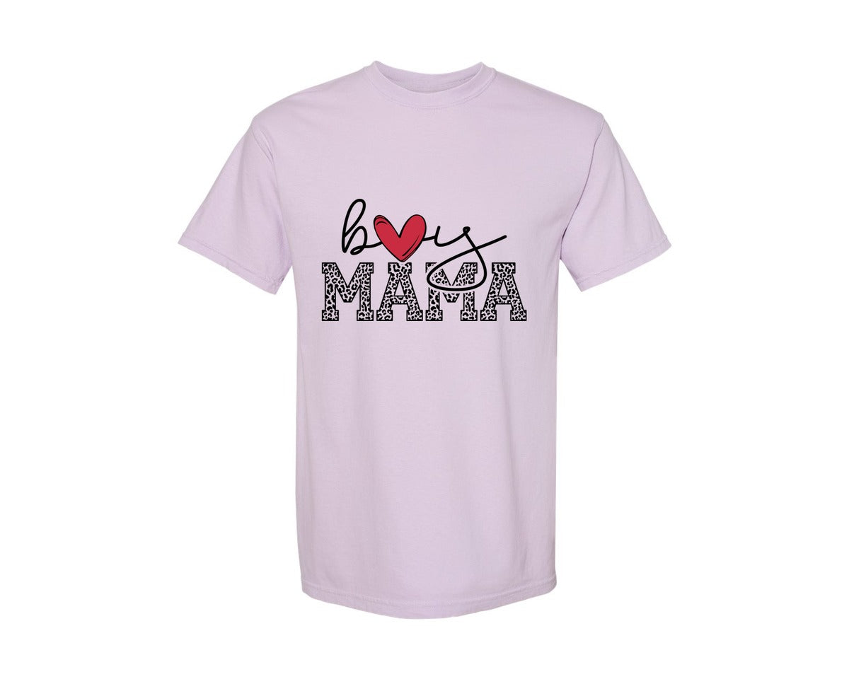 brand:Comfort Colors|color:Orchid|Boy Mama Mama Boy 2 Graphic T-Shirt