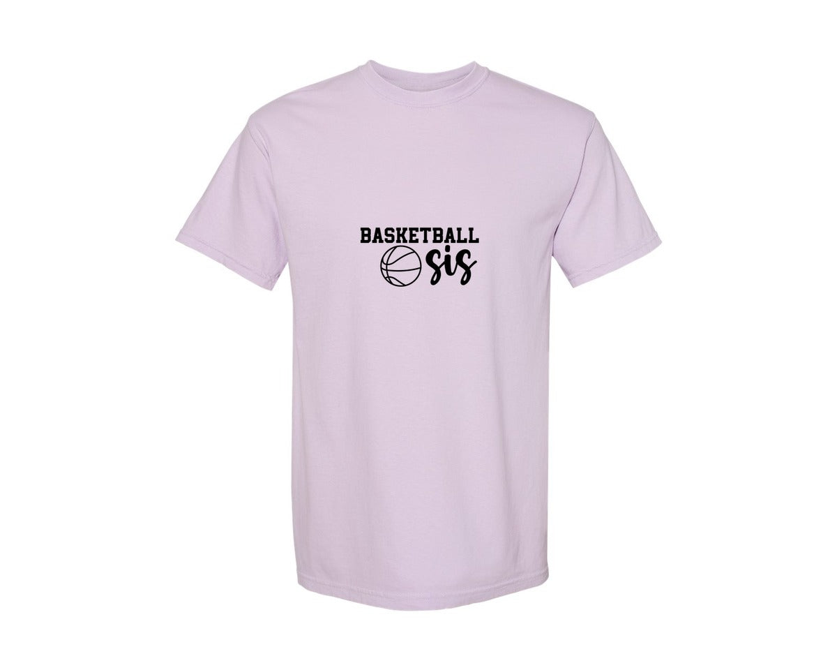 brand:Comfort Colors|color:Orchid|Basketball Sis 2 Graphic T-Shirt