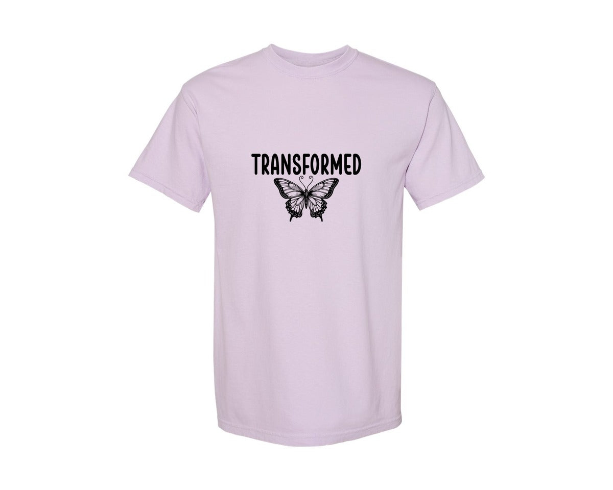 brand:Comfort Colors|color:Orchid|Boho Christian Sleeve Design Graphic T-Shirt