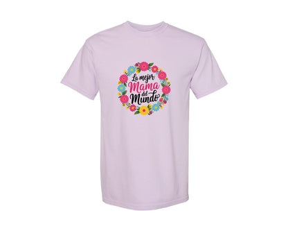 brand:Comfort Colors|color:Orchid|Spanish Mothers Day 6 Graphic T-Shirt