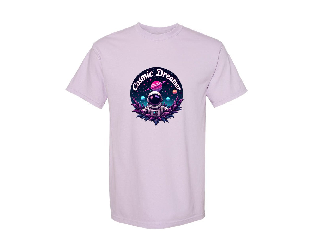 brand:Comfort Colors|color:Orchid|Cosmic Dreamer T Shirt Design Graphic T-Shirt