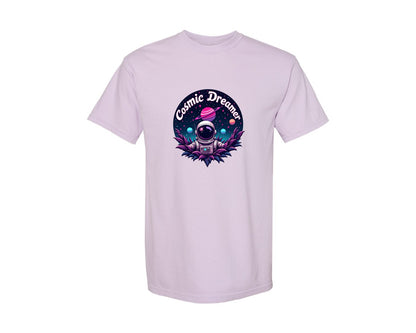 brand:Comfort Colors|color:Orchid|Cosmic Dreamer T Shirt Design Graphic T-Shirt