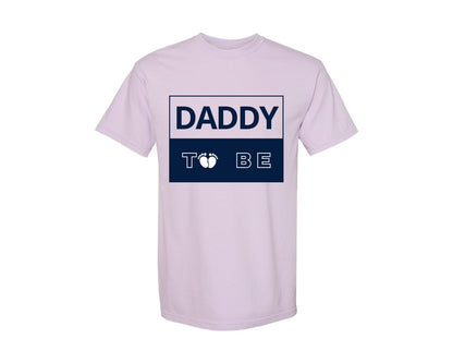 brand:Comfort Colors|color:Orchid|Daddy To Be Pregnancy Announcement 2 Graphic T-Shirt