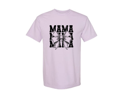 brand:Comfort Colors|color:Orchid|Mama Mom Mama Coquette Graphic T-Shirt