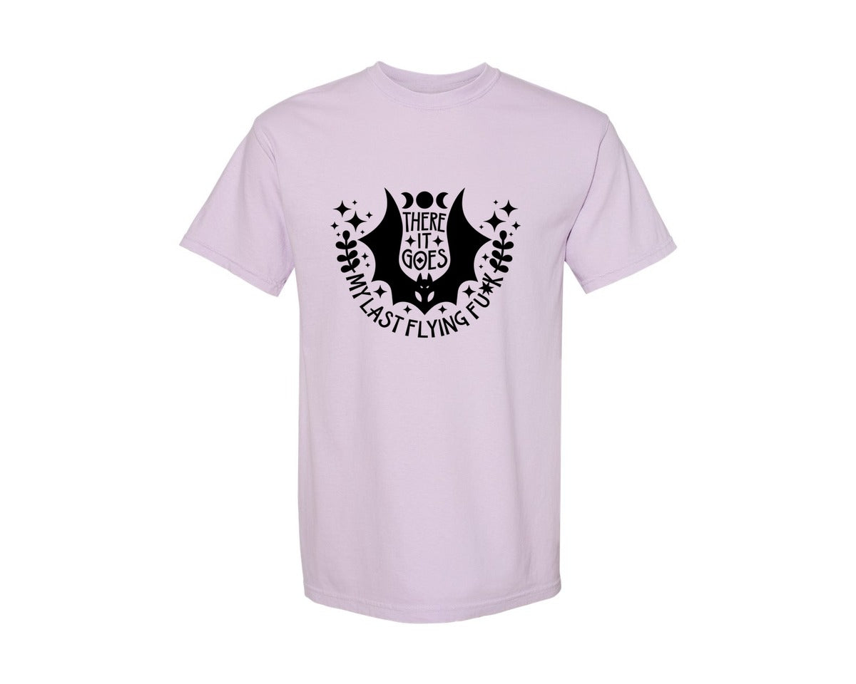 brand:Comfort Colors|color:Orchid|There It Goes My Last Flying Fck 3 Graphic T-Shirt