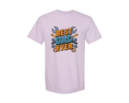 brand:Comfort Colors|color:Orchid|Mechanic Dad 3 Graphic T-Shirt