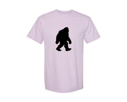 brand:Comfort Colors|color:Orchid|Bigfoot Sasquatch Figure Design Graphic T-Shirt