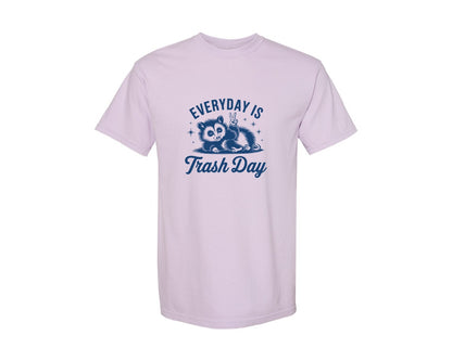 brand:Comfort Colors|color:Orchid|Everyday Is Trash Day Design Graphic T-Shirt
