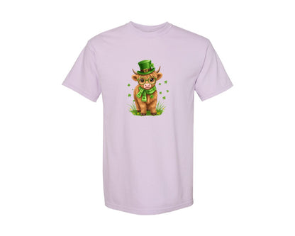 brand:Comfort Colors|color:Orchid|Happy Easter Bunnies With Basket Cu 2 Graphic T-Shirt