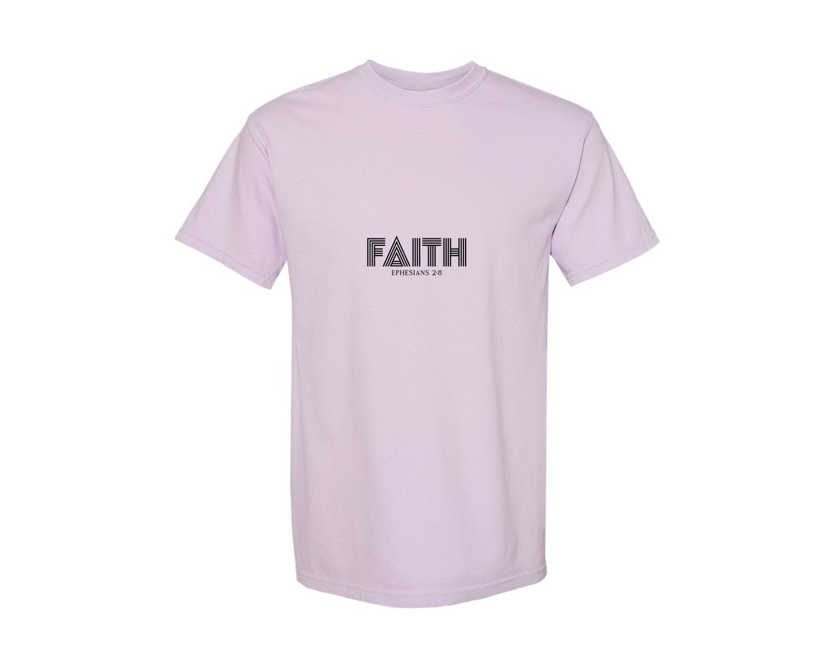 brand:Comfort Colors|color:Orchid|Christian Jesus Religious Faith Graphic T-Shirt