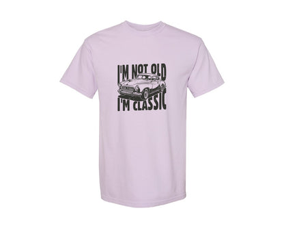 brand:Comfort Colors|color:Orchid|Im Not Old Im Classic Vintage Car 3 Graphic T-Shirt