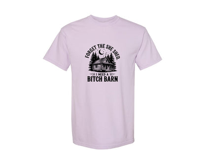 brand:Comfort Colors|color:Orchid|Farm Home Svgforget The She Shed Tshirt Graphic T-Shirt