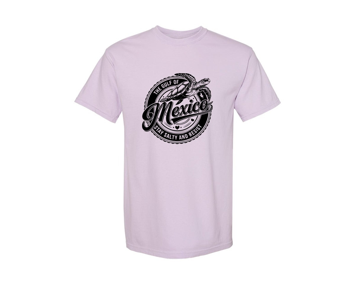 brand:Comfort Colors|color:Orchid|Gulf Of Mexico Turtle Beach Graphic T-Shirt