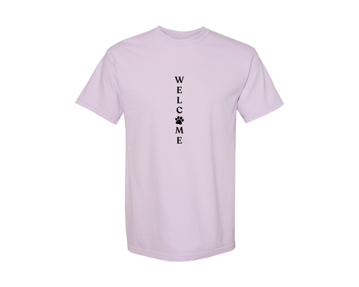 brand:Comfort Colors|color:Orchid|Welcome Porch Sign 22 Graphic T-Shirt