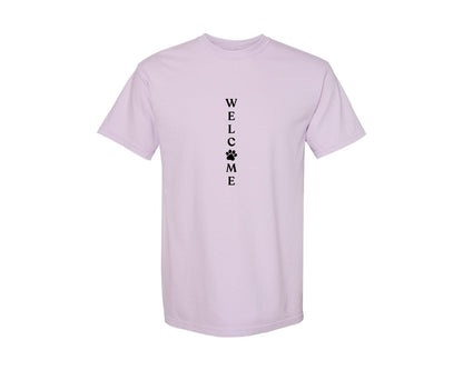 brand:Comfort Colors|color:Orchid|Welcome Porch Sign 22 Graphic T-Shirt